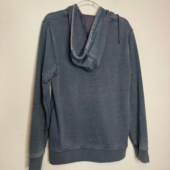 Flag & Anthem Henley Hoodie Size Small NWT Blue Pullover Hooded Long Sleeve - Picture 5 of 8